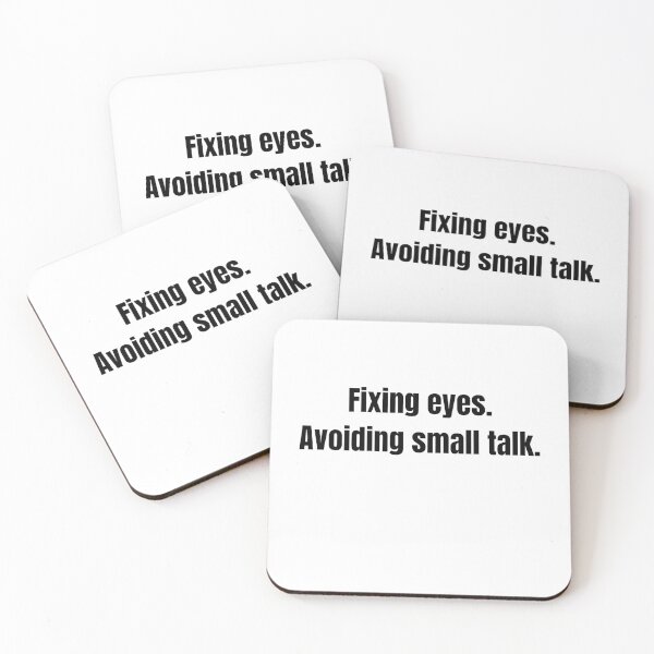 Item preview, Fixing Eyes Avoiding Small Talk - Introvert Eye Doctor designed and sold by DailySwitch.