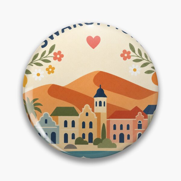 Item preview, Swakopmund Namibia Travel Souvenir Modern Folk Art designed and sold by VisualArtsOasis.