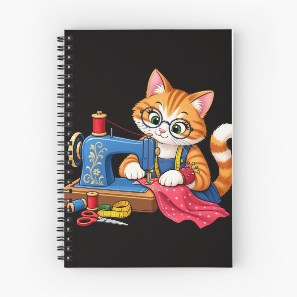 Item preview, Whiskers at the Sewing Machine designed and sold by Tadeusz1.