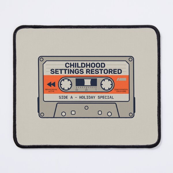Item preview, Retro Cassette Tape Childhood Settings Restored Nostalgia designed and sold by SplashTastic.