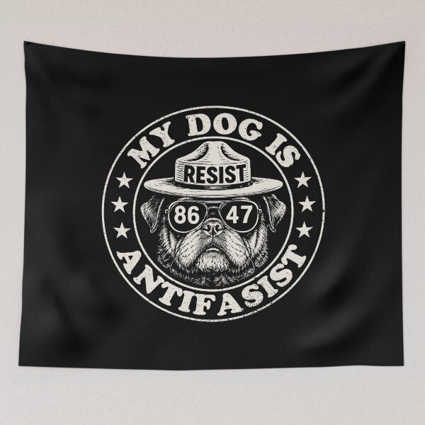 Item preview, My Dog Is Antifasist designed and sold by gunaone-design.