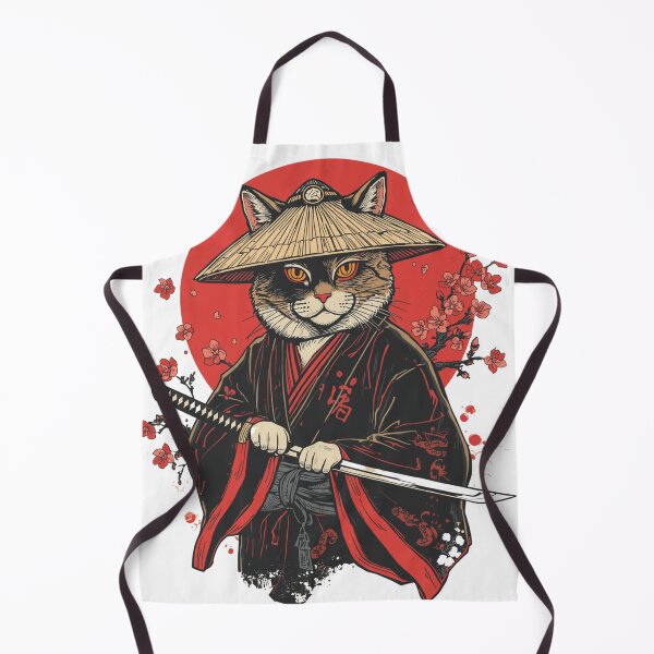 Item preview, Samurai Cat Japanese Warrior designed and sold by muhammadkhafidh.