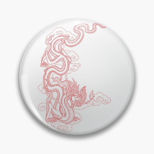Item preview, Red Vietnamese Dragon Traditional Dragon Art designed and sold by Rising Drake.