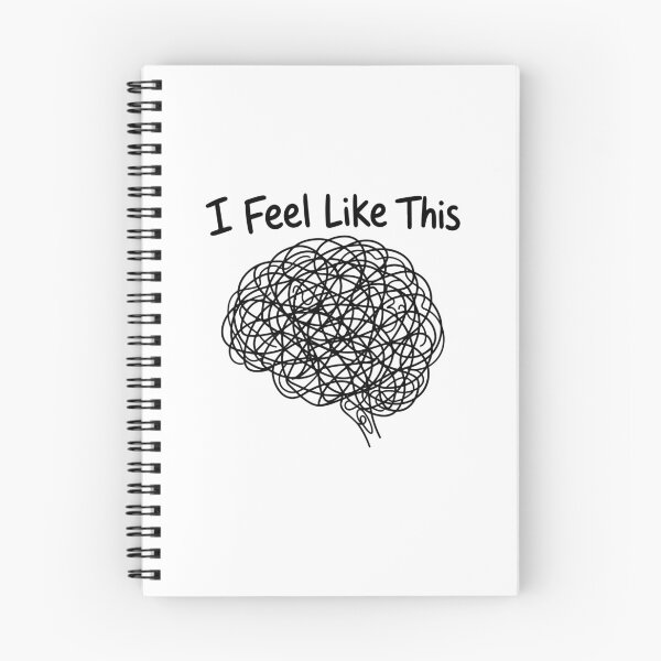 Item preview, I Feel Like This - Funny Anxious Mental Health designed and sold by gunaone-design.