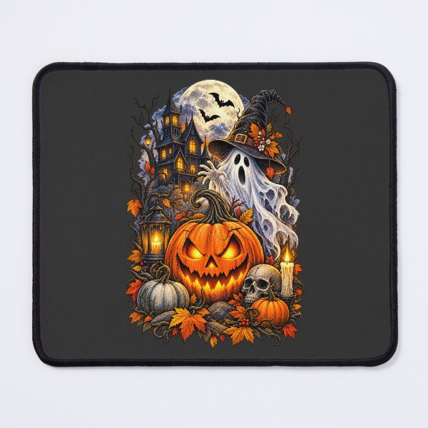 Item preview, Moonlit Haunted Halloween Scene designed and sold by Lombardino.