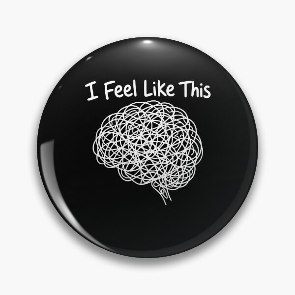 Item preview, I Feel Like This - Anxiety Humor designed and sold by gunaone-design.