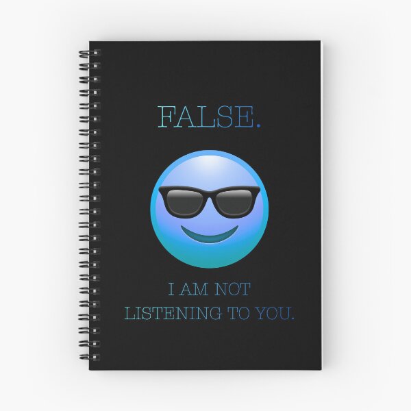 Item preview, False I Am Not Listening To You Funny Office Parody designed and sold by Mircea786.