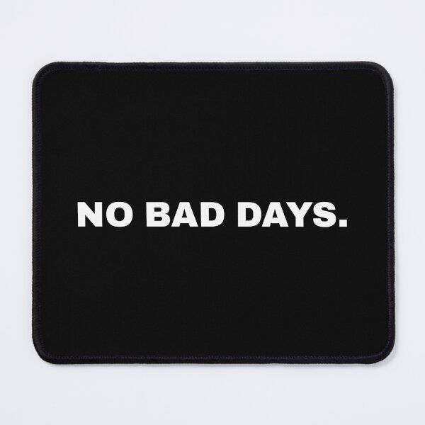 Item preview, No Bad Days Positive Vibes Motivational Typography Quote designed and sold by AnnSign.