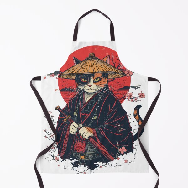 Item preview, Samurai Cat Japanese Warrior designed and sold by muhammadkhafidh.