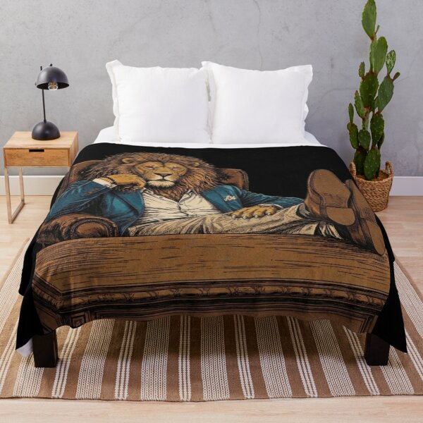 Item preview, Elegant Lion with Blazer | Office King designed and sold by Animal Cosmic Society.
