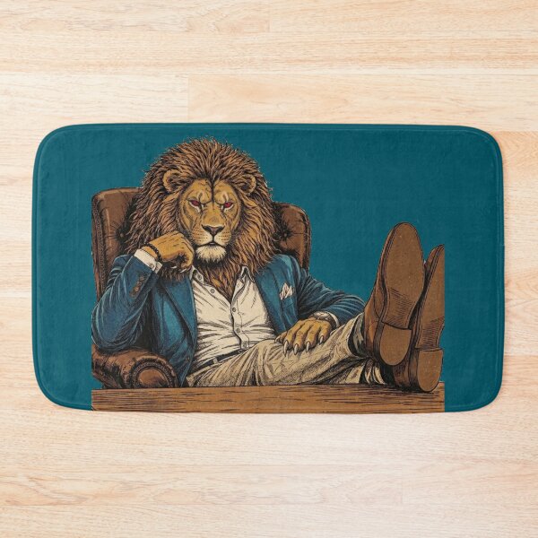Item preview, Elegant Lion with Blazer | Office King designed and sold by Animal Cosmic Society.