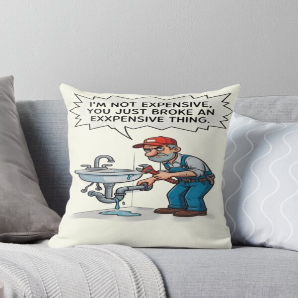 Item preview, Funny Plumber Humor — Expensive Thing Quote Steampunk Handyman designed and sold by FABIOLA1970.