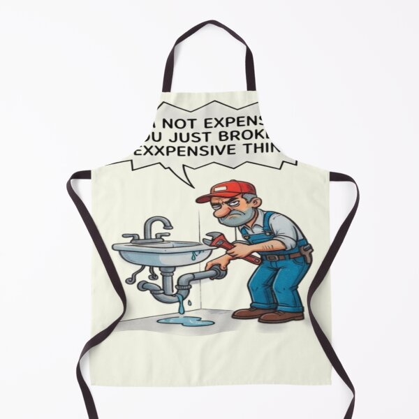 Item preview, Funny Plumber Humor — Expensive Thing Quote Steampunk Handyman designed and sold by FABIOLA1970.