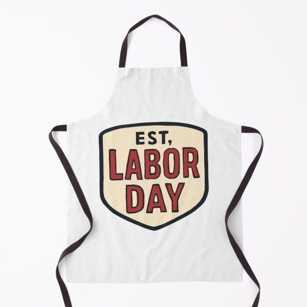 Item preview, Est. Labor Day - Vintage Union Label Badge Design designed and sold by trendplusco.