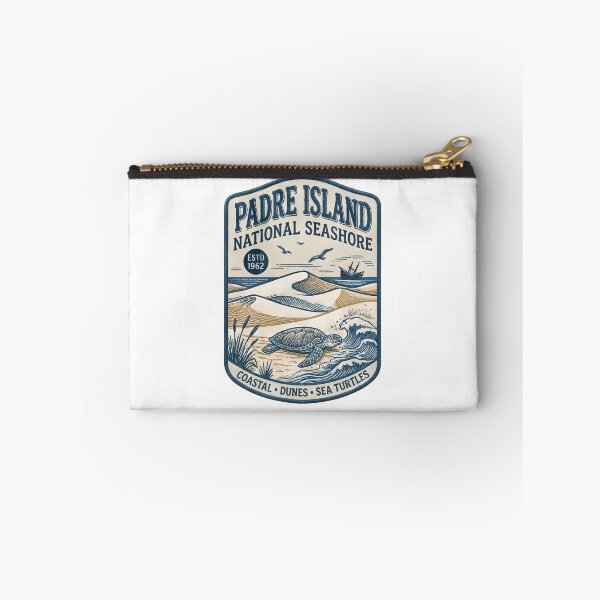 Item preview, Padre Island National Seashore Vintage Patch Retro Texas Coast Sea Turtle Art designed and sold by LittleArij.