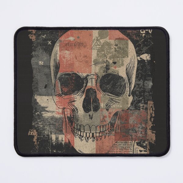 Item preview, Vintage Punk Zine Grunge Skull Collage Art designed and sold by ERODED SELF.