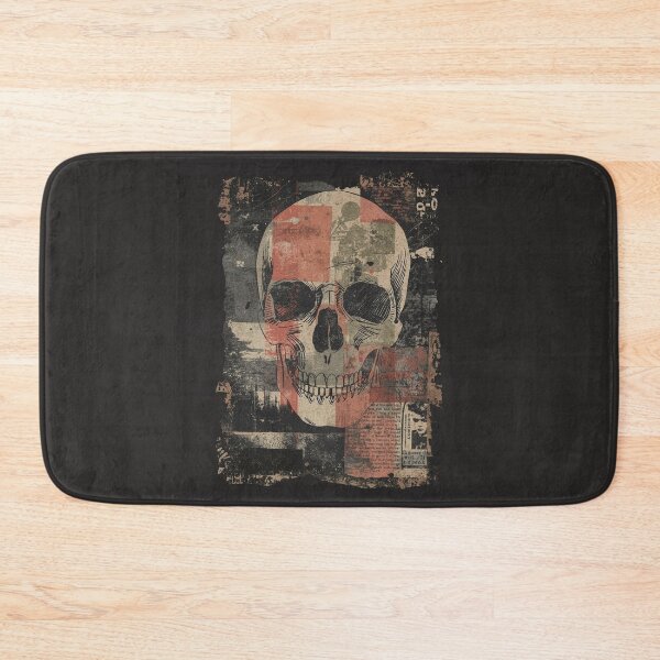 Item preview, Vintage Punk Zine Grunge Skull Collage Art designed and sold by ERODED SELF.