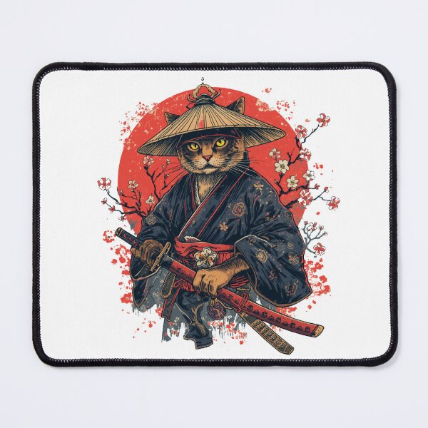 Item preview, Samurai Cat Japanese Warrior designed and sold by muhammadkhafidh.