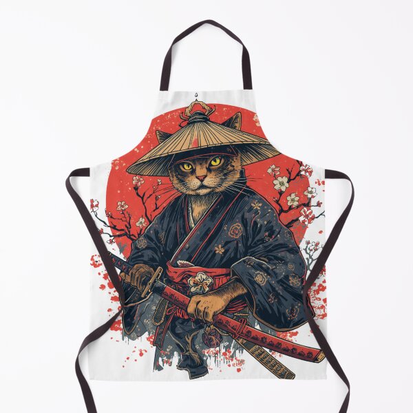 Item preview, Samurai Cat Japanese Warrior designed and sold by muhammadkhafidh.