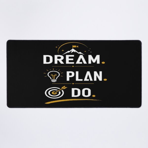 Item preview, Dream Plan Do Motivational Typography Goal Getter Inspiration designed and sold by v6ziix.