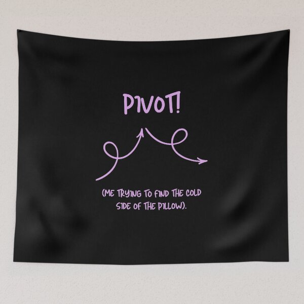 Item preview, Pivot Cold Side Of Pillow Funny Parody designed and sold by Mircea786.