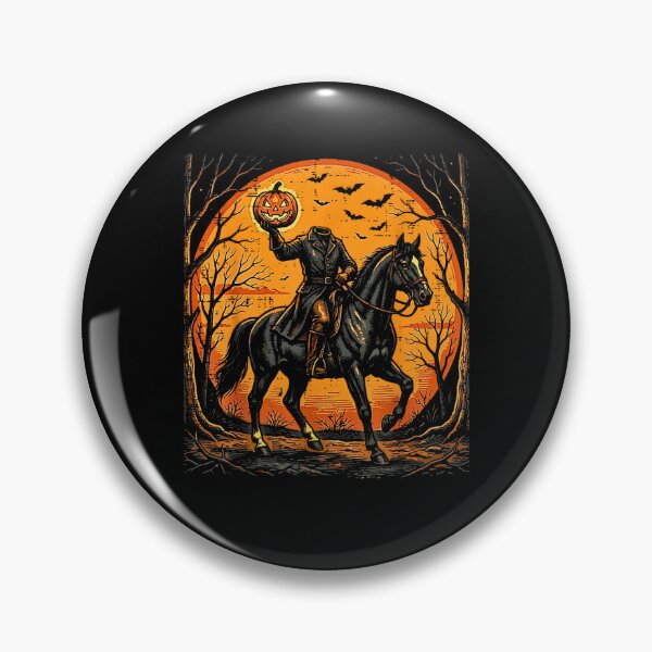 Item preview, Headless Horseman Pumpkin Rider Spooky Halloween Gothic Design designed and sold by Rahamkshop.