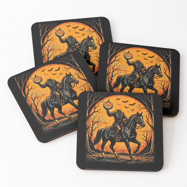 Item preview, Headless Horseman Pumpkin Rider Spooky Halloween Gothic Design designed and sold by Rahamkshop.