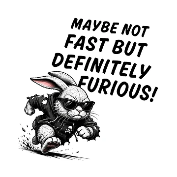 Artwork thumbnail, Maybe Not Fast But Definitely Furious Rabbit by zmsl