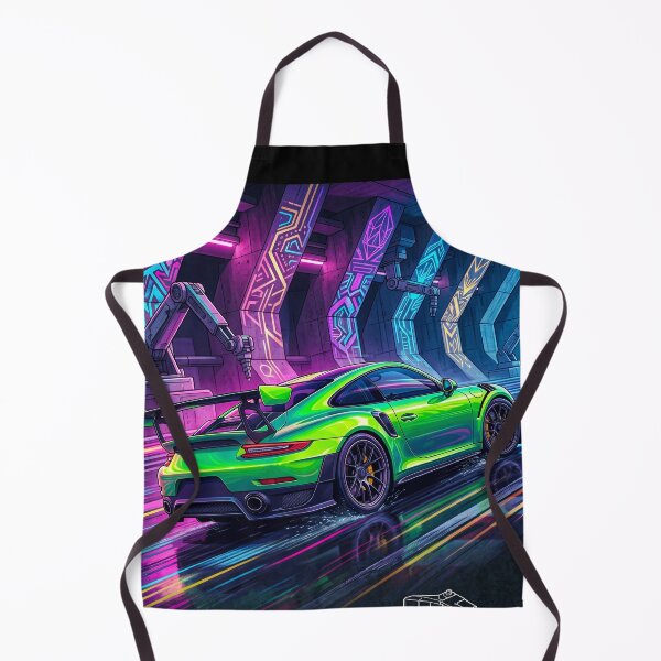 Item preview, Neon Green Rear Engine Track Beast Cyberpunk Tunnel Blueprint designed and sold by RevUpDesign.