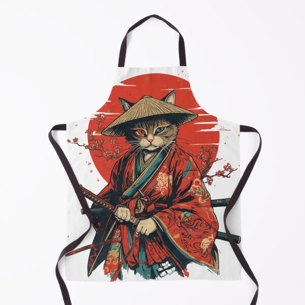 Item preview, Samurai Cat Japanese Warrior designed and sold by muhammadkhafidh.
