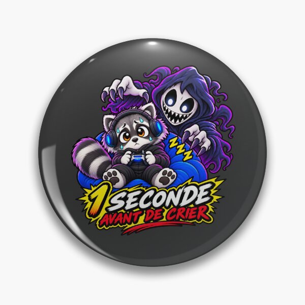 Item preview, 1 second before screaming (raccoon version) designed and sold by GAMING MEME.