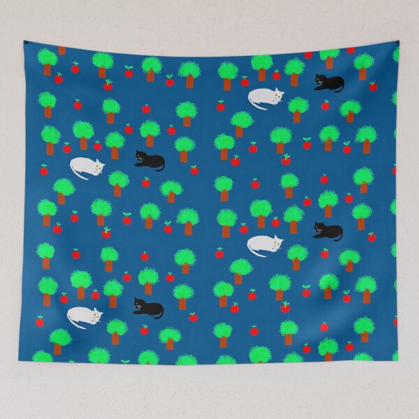 Item preview, Cats in an Apple Orchard designed and sold by Elaine M Hayward .