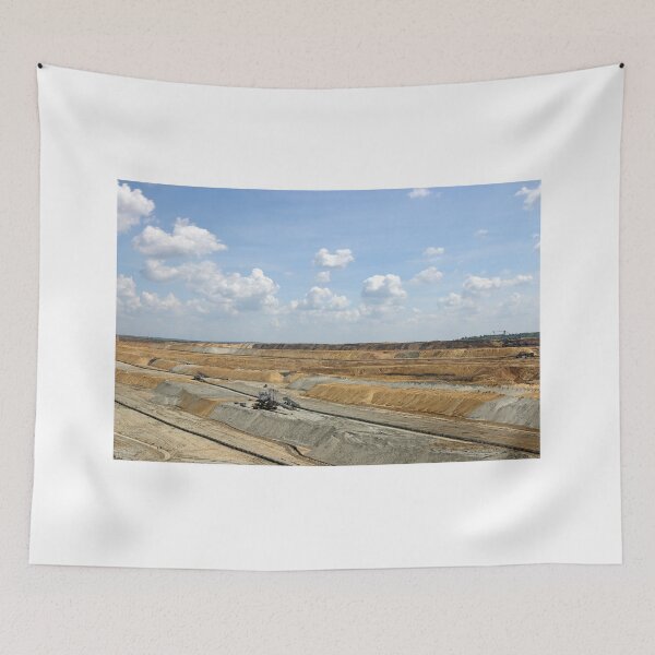 Item preview, open pit coal mine with excavators landscape designed and sold by goceris.