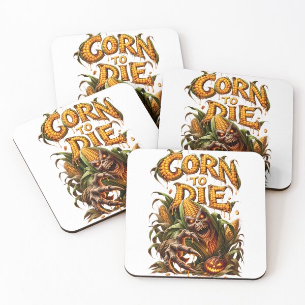 Item preview, Corn to Die - Scary Corn Monster Halloween Cornfield Horror designed and sold by HorrorWorldWeb.