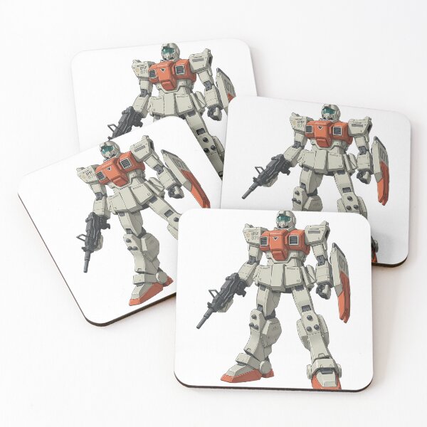 Item preview, Rgm-79 Gm Ground Type - Mobile Suit Gundam - Retro Mecha Art designed and sold by daelyn-beardsl.