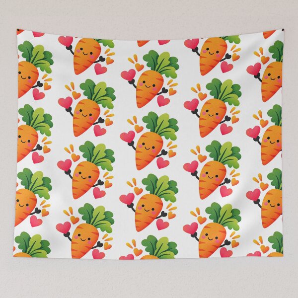 Item preview, Cute Carrot Healthy Food Lover Gift – Funny Kawaii Carrot Vegetable Meme Design designed and sold by StickyDelights.