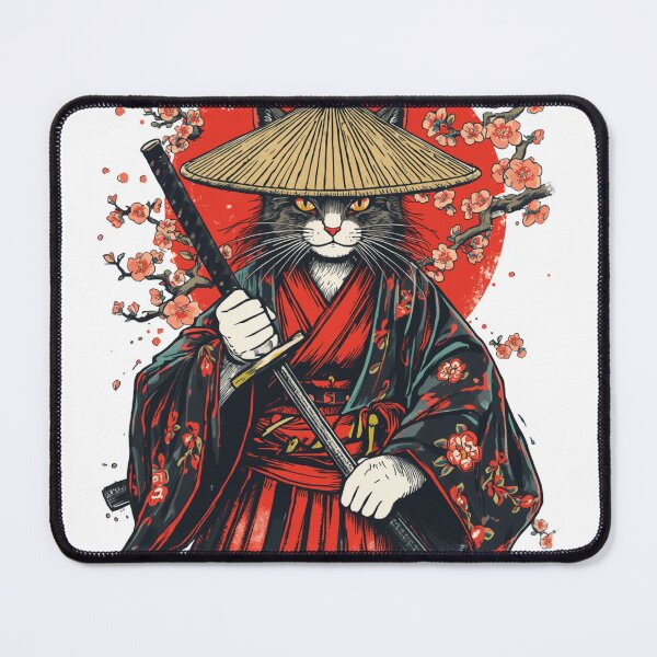 Item preview, Samurai Cat Japanese Warrior designed and sold by muhammadkhafidh.