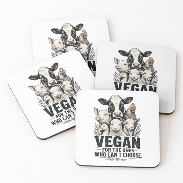 Item preview, Vegan for the Ones That Can’t Choose | Animal Rights Design designed and sold by KortsaCrea.