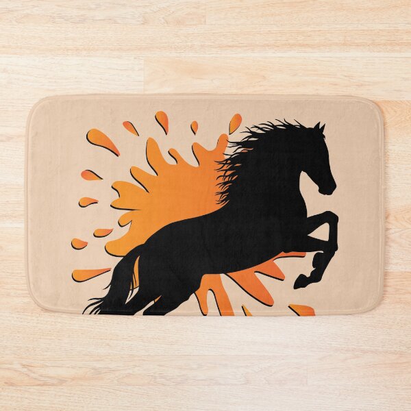 Item preview, A silhouette of a rearing Arabian horse designed and sold by Cheval-de-coeur.