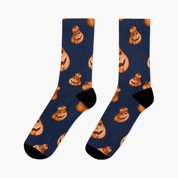 Item preview, Spooky Jack o Lantern Pumpkins — Dark Halloween Seamless Pattern designed and sold by LYAN-STORE.
