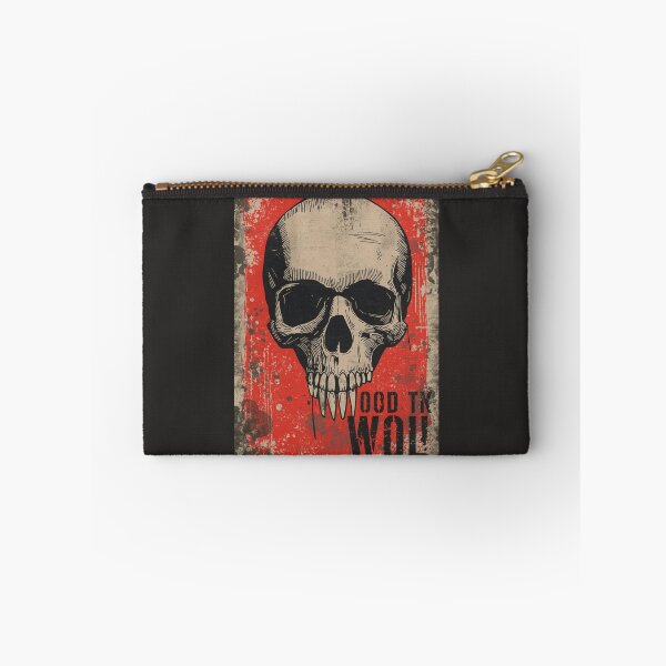 Item preview, Red Grunge Skull Poster Rock Wood Text Art designed and sold by ERODED SELF.
