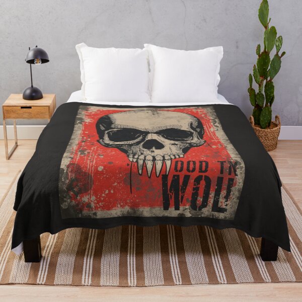 Item preview, Red Grunge Skull Poster Rock Wood Text Art designed and sold by ERODED SELF.