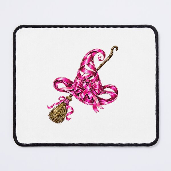 Item preview, Pink Ribbon Witch Hat Breast Cancer Awareness Magic Design designed and sold by Rahamkshop.