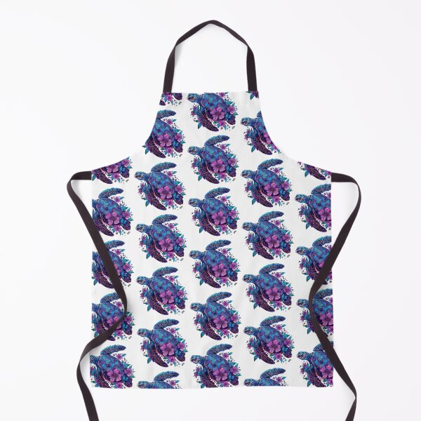 Item preview, Celestial Sea Turtle Voyager: Vibrant Nebula Shell & Flowers designed and sold by zoughlal.