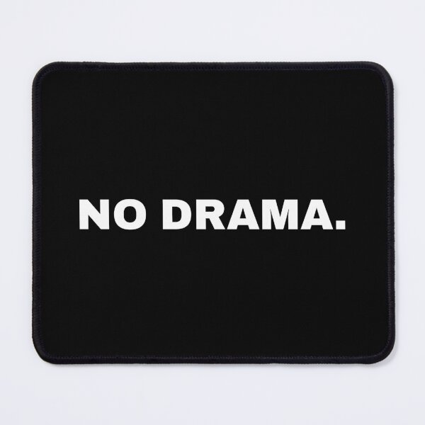 Item preview, No Drama Motivational Quote Minimalist Typography Design designed and sold by AnnSign.