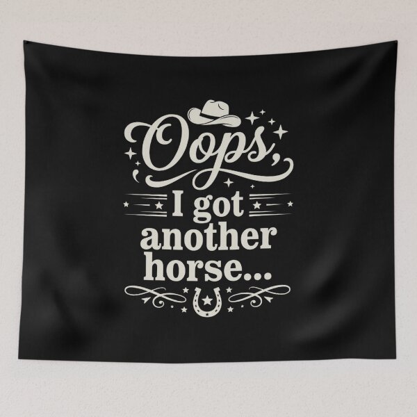 Item preview, Oops I Got Another Horse Funny Horse Owner Humor T-Shirt, Horse Lover Gift, Equestrian Graphic Tee designed and sold by Trendably.