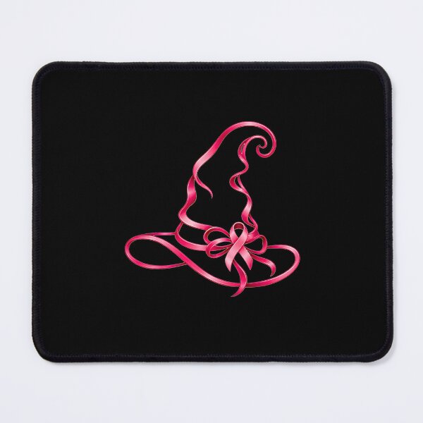 Item preview, Pink Ribbon Witch Hat Breast Cancer Awareness Magic Design designed and sold by Rahamkshop.