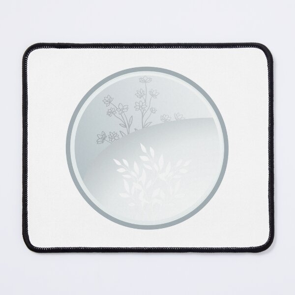 Item preview, Minimalist Circular Floral Line Art Gradient Button Graphic designed and sold by Rehnair.