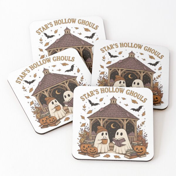 Item preview, Star's Hollow Ghouls Coffin Gazebo Bookish Autumn Graphic Tee Design designed and sold by CreativeNest Prints.