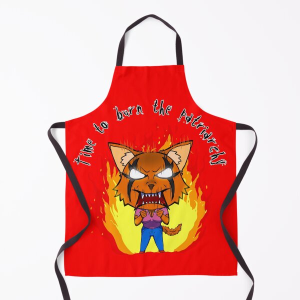 Item preview, Angry - Chibi - Burn the Patriarchy designed and sold by Batmantis275.